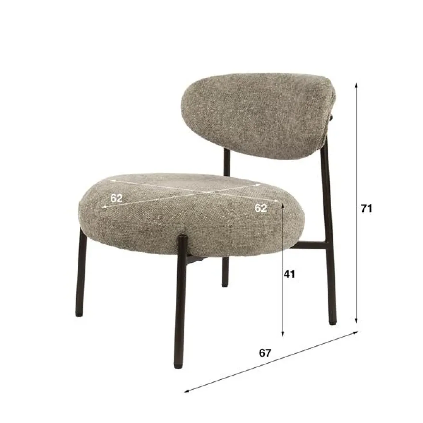 Sarah Fauteuil Zand