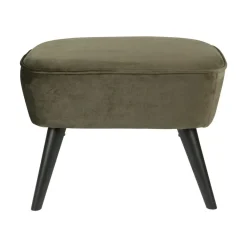 Sara Hocker Op Poten Velvet Warm Groen 56cm