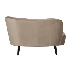 Sara Lounge Fauteuil Rechts Velvet Khaki 112cm