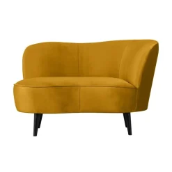 Sara Lounge Fauteuil Rechts Velvet Oker 112cm