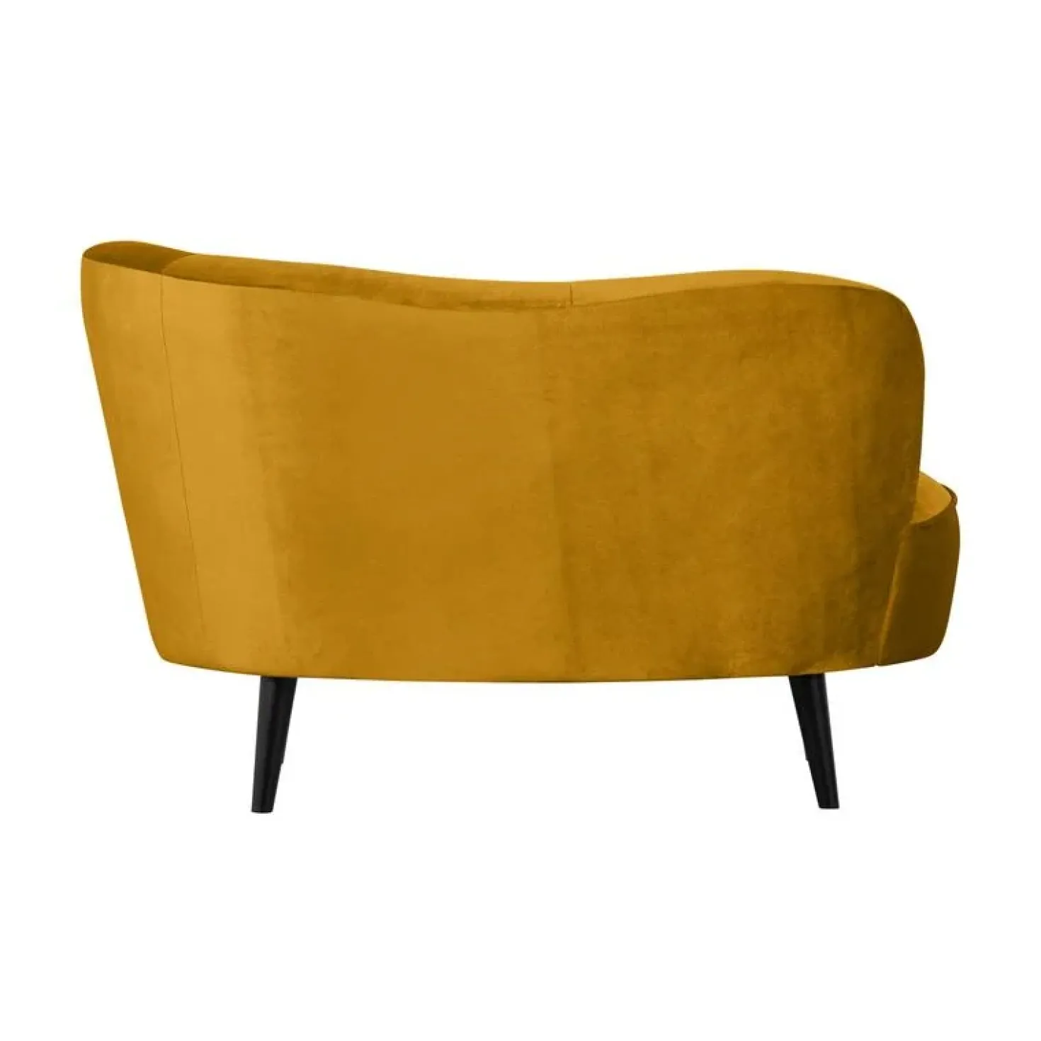 Sara Lounge Fauteuil Rechts Velvet Oker 112cm