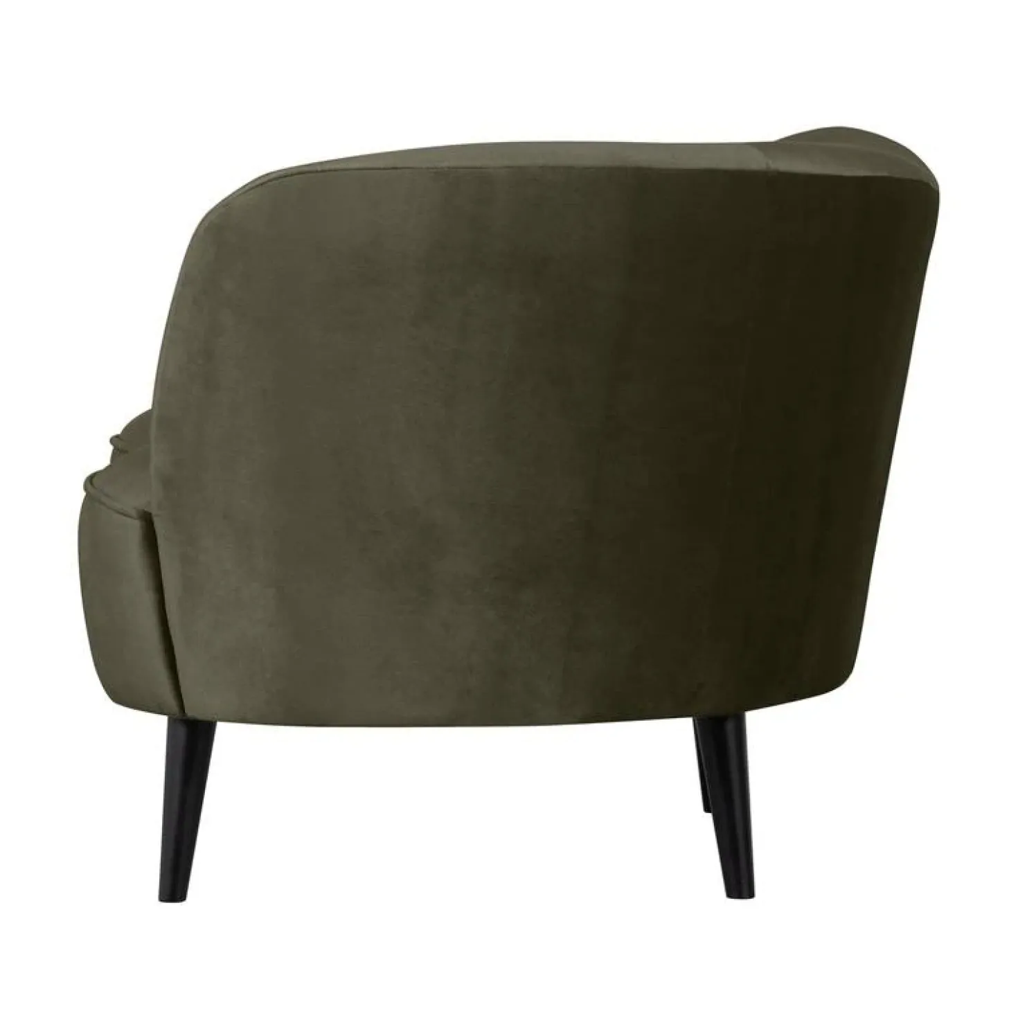 Sara Lounge Fauteuil Rechts Velvet Warm Groen 112cm