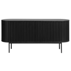 Sarita dressoir zwart eikenhoutfineer 160cm