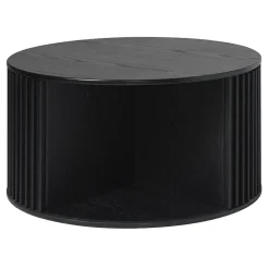 Sarita salontafel zwart eikenhoutfineer 85cm