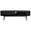 Sarita TV meubel zwart eikenhoutfineer 160cm