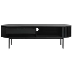 Sarita TV meubel zwart eikenhoutfineer 160cm