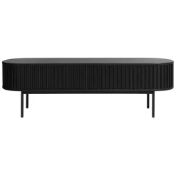 Sarita TV meubel zwart eikenhoutfineer 160cm