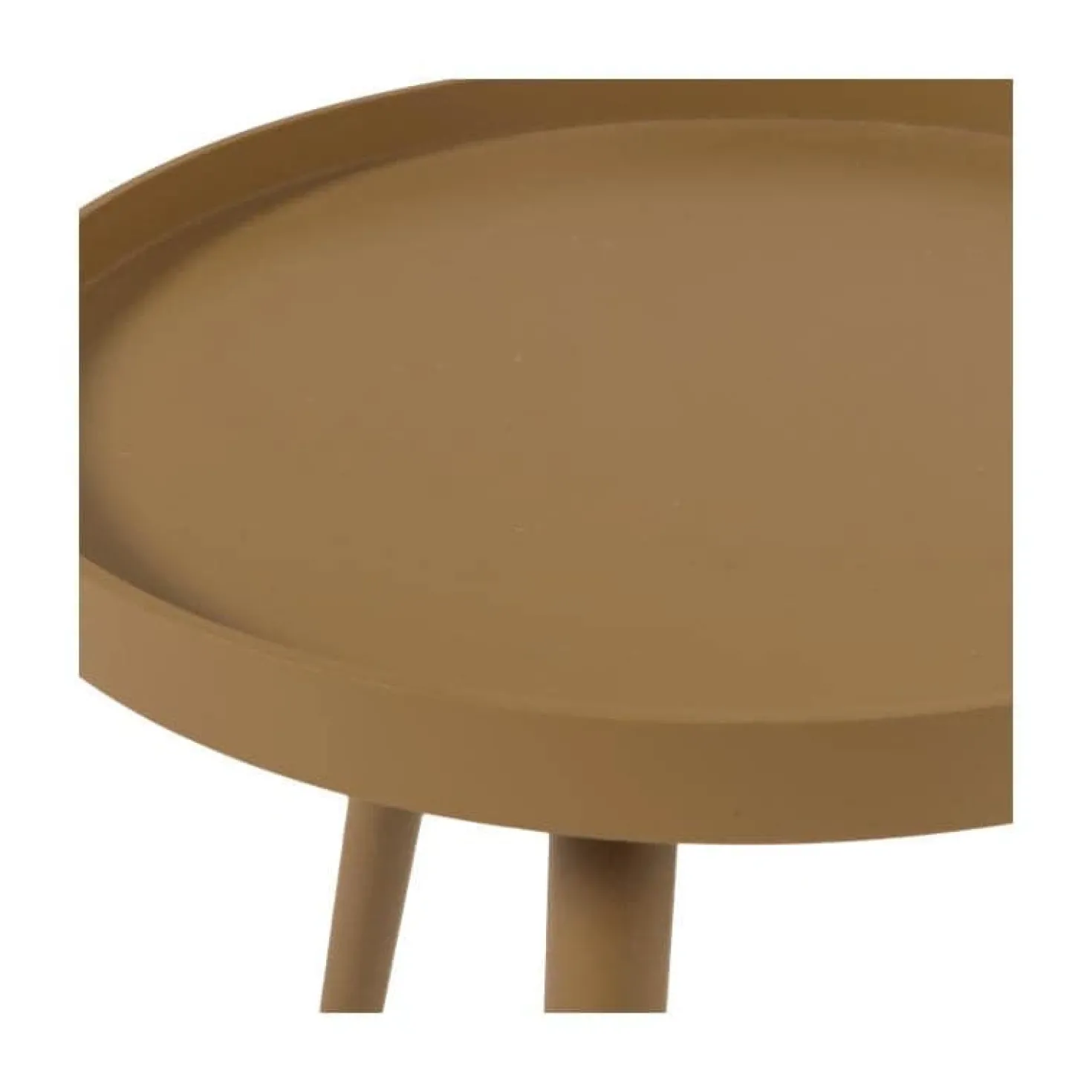 Sasha Bijzettafel rond Honinggeel 41cm