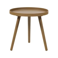 Sasha Bijzettafel rond Honinggeel 41cm