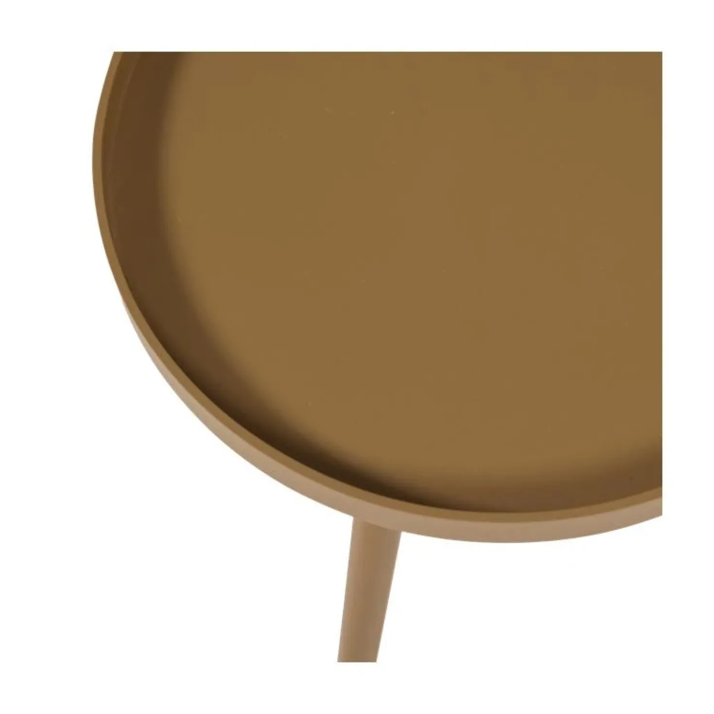 Sasha Bijzettafel rond Honinggeel 41cm