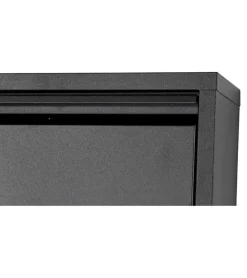 Schoenenkast industrieel Pippen (6 lades) – Zwart metaal