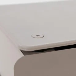 Schoenenkast industrieel Rodman (5 lades) – Taupe metaal