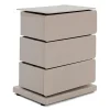 Schoenenkast industrieel Rodman (3 lades) – Taupe metaal