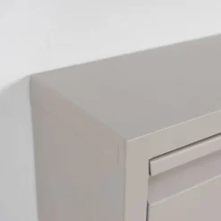 Schoenenkastje industrieel Pippen (1 lade) – Taupe metaal
