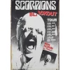 Scorpions tour - metalen bord