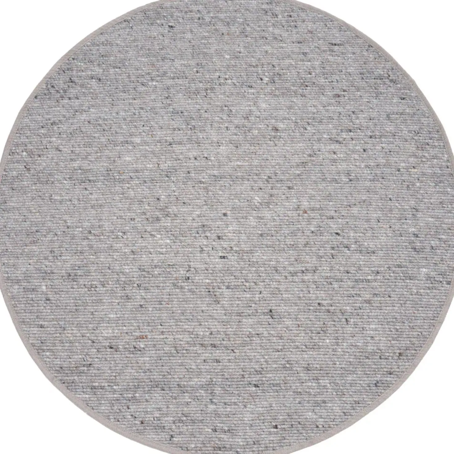 Scott vloerkleed Taupe Rond 160x160cm