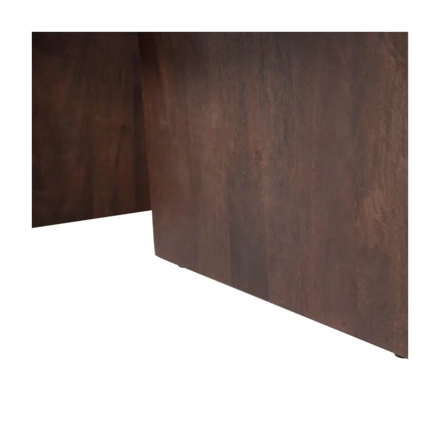 Seam Salontafel ovaal Mangohout Donkerbruin 110cm