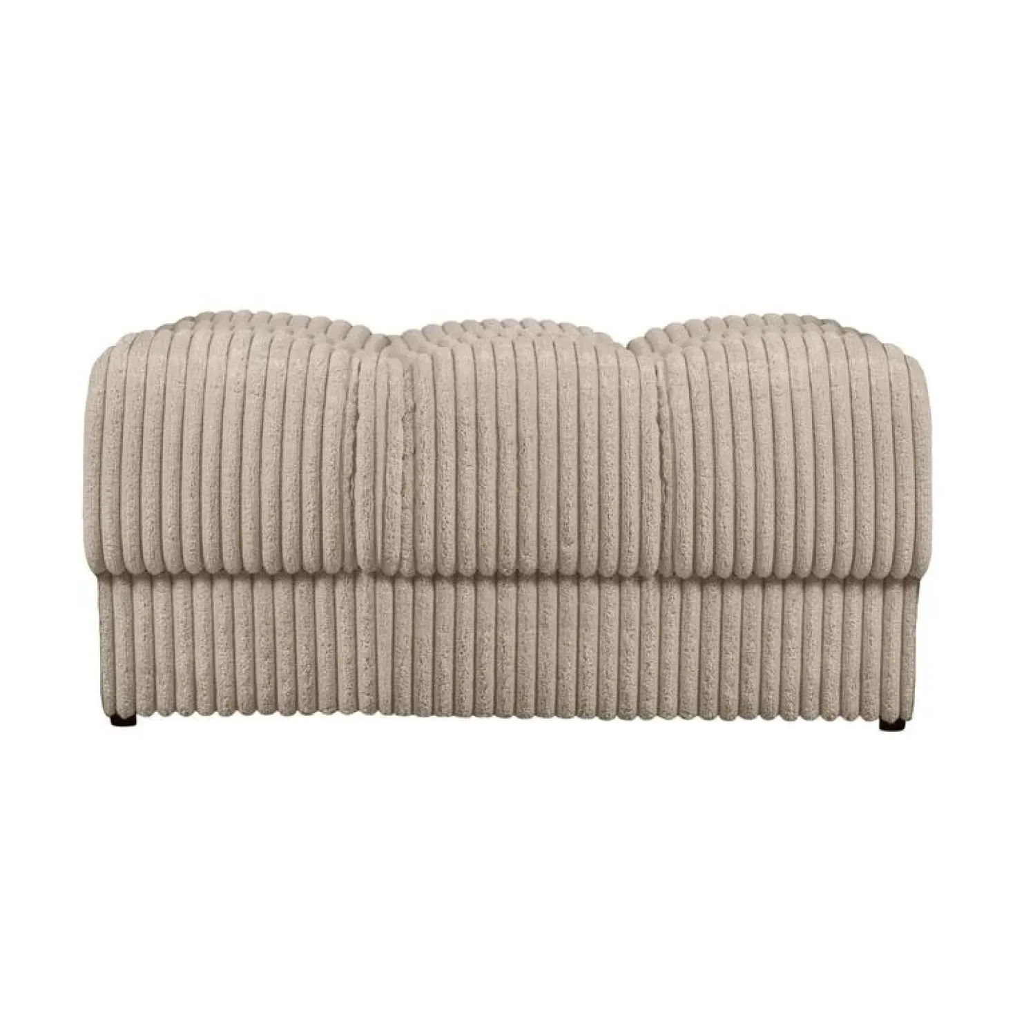 Second Date Hocker Ribstof Travertin 82cm