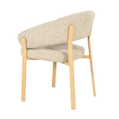 Sedia Eetkamerstoel met armleuning Naturel
