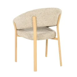 Sedia Eetkamerstoel met armleuning Naturel