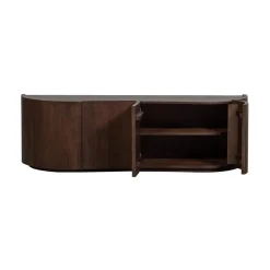 Sense Dressoir 4-Deurs Mangohout Walnoot 160cm