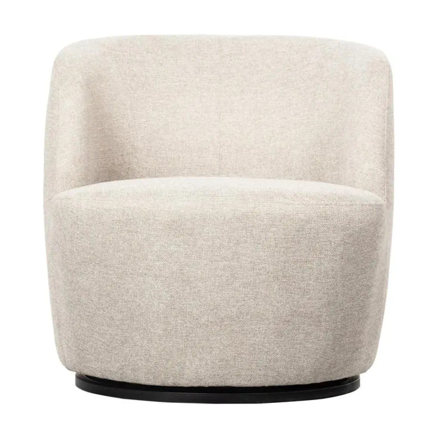 Serra Draaifauteuil Geweven Stof Off White