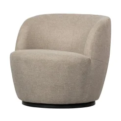 Serra Draaifauteuil Geweven Stof Zand