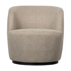 Serra Draaifauteuil Geweven Stof Zand