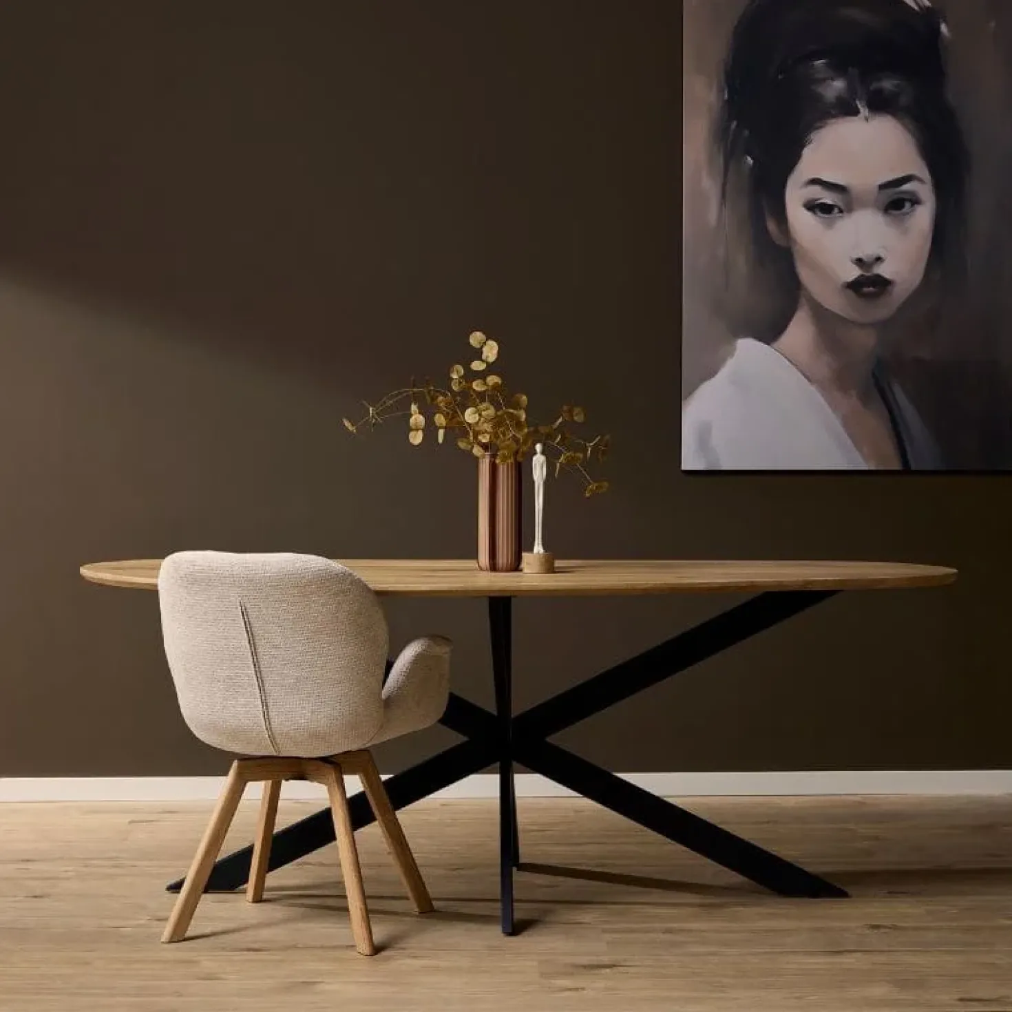 Shane Eettafel Eikenhout 280 cm