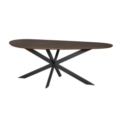 Shane Eettafel Organisch Walnoot Eikenhout 280cm