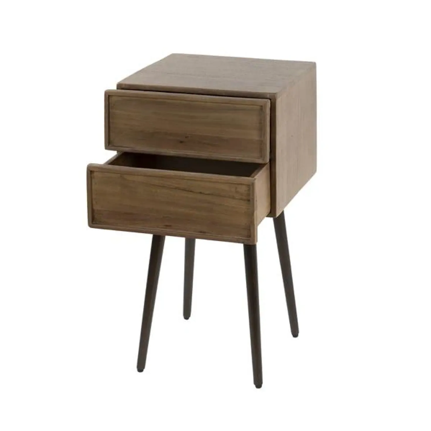 Shaun Nachtkastje 2 lades Acaciahout 35cm