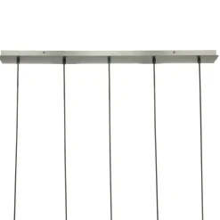 Shona 5-lichts Hanglamp amber