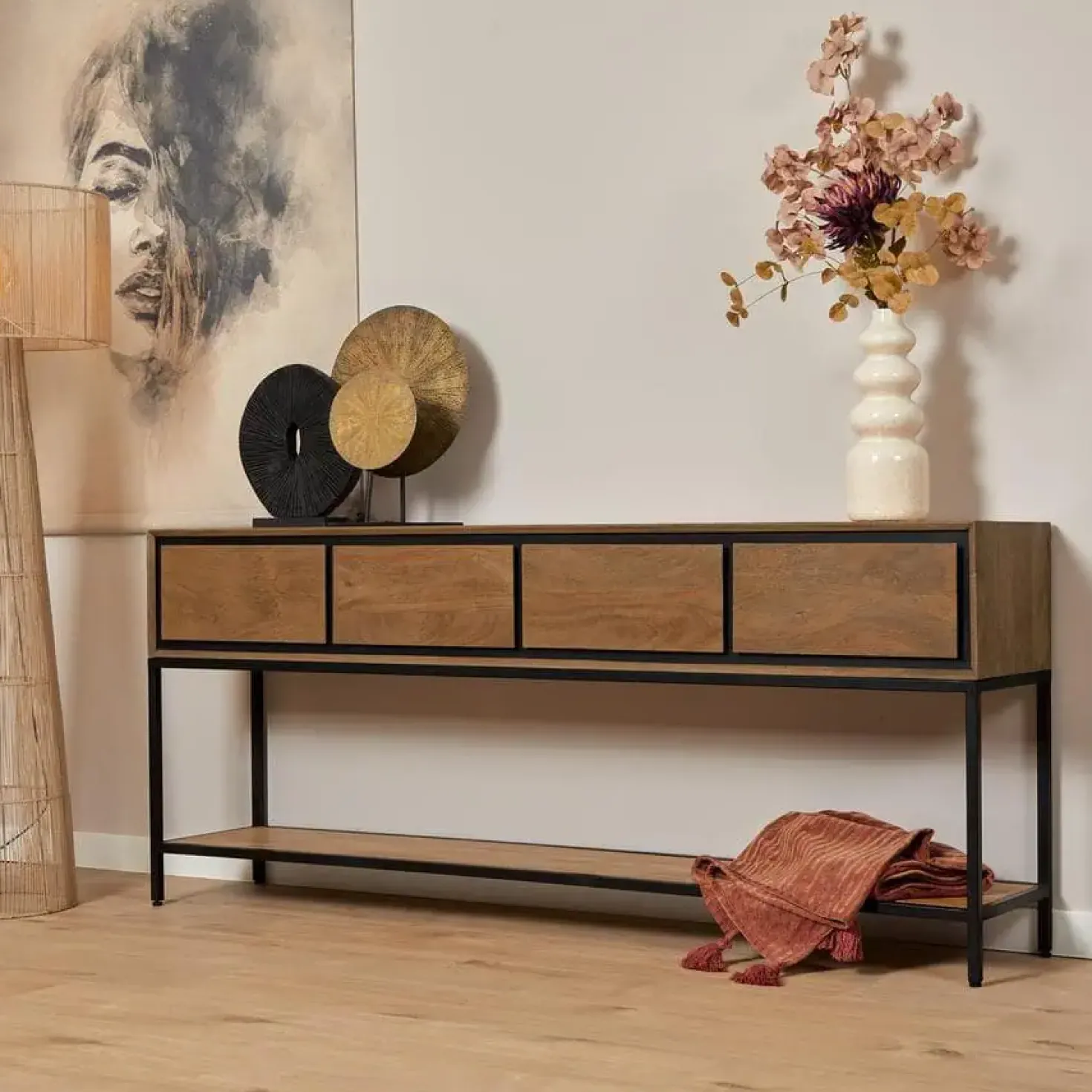 Sidetable Sindacco Naturel 180 cm