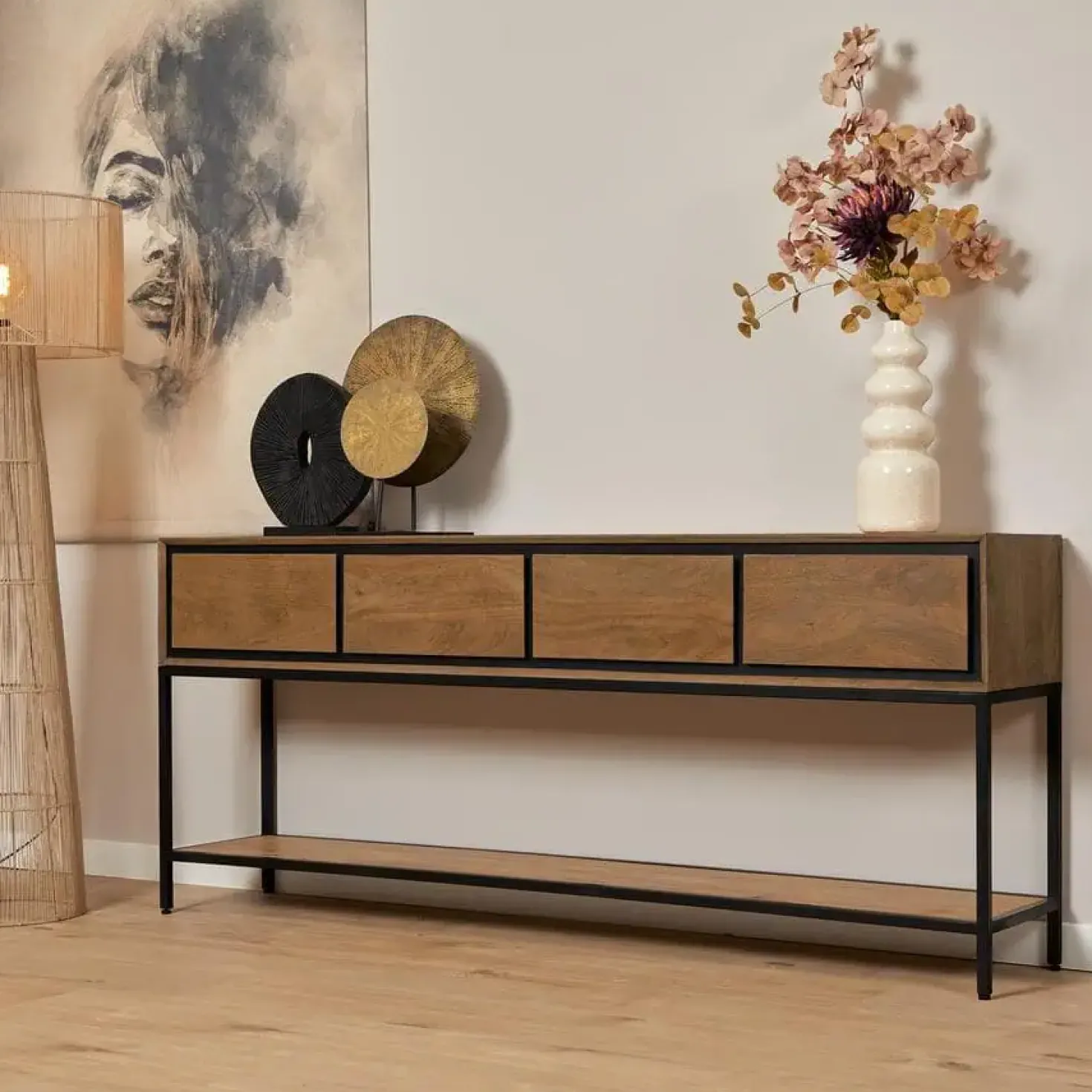 Sidetable Sindacco Naturel 180 cm