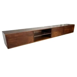 Sigge Zwevend Tv meubel walnoot 240cm