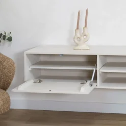 Sigge Zwevend Tv meubel zand 200cm