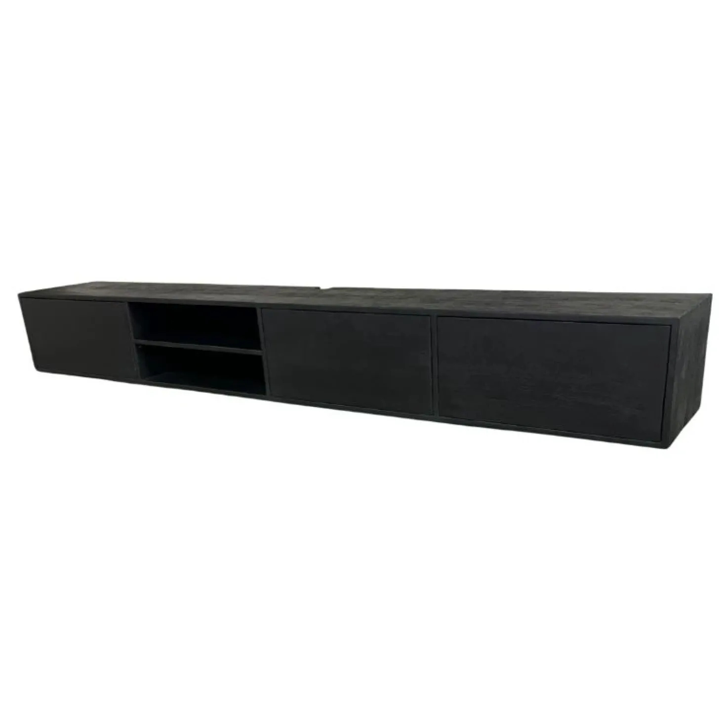 Sigge Zwevend Tv meubel zwart 240cm