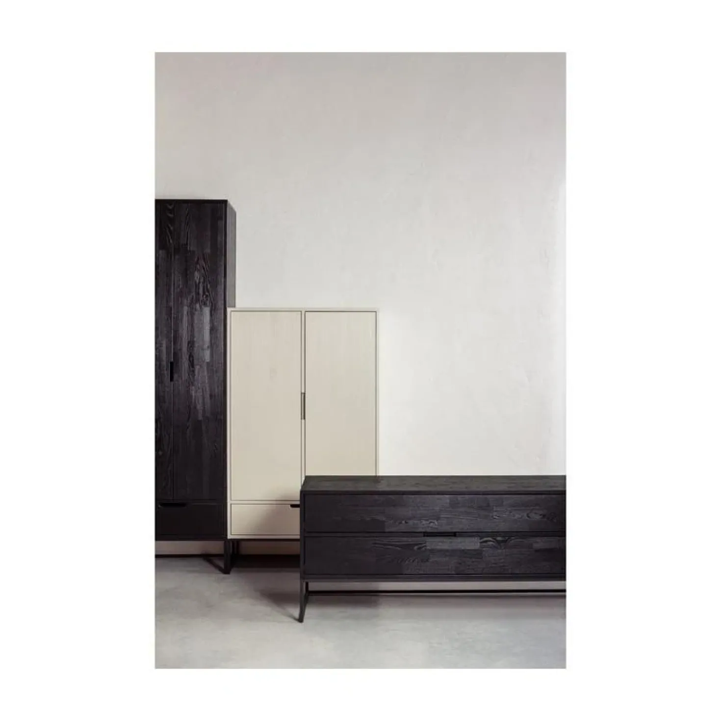 Silas Hoge Wandkast Essen Blacknight 60cm