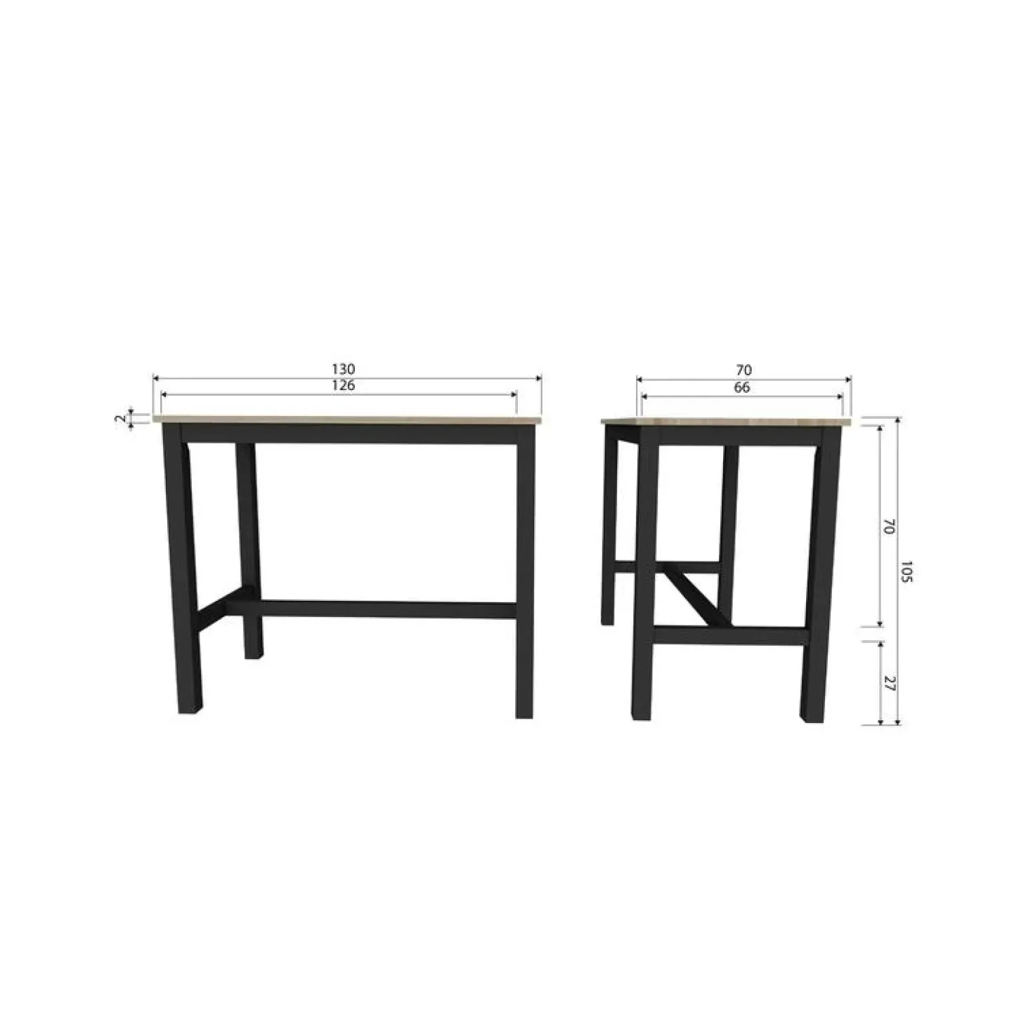Silas TV Meubel 120 cm Grenen Dust 120cm