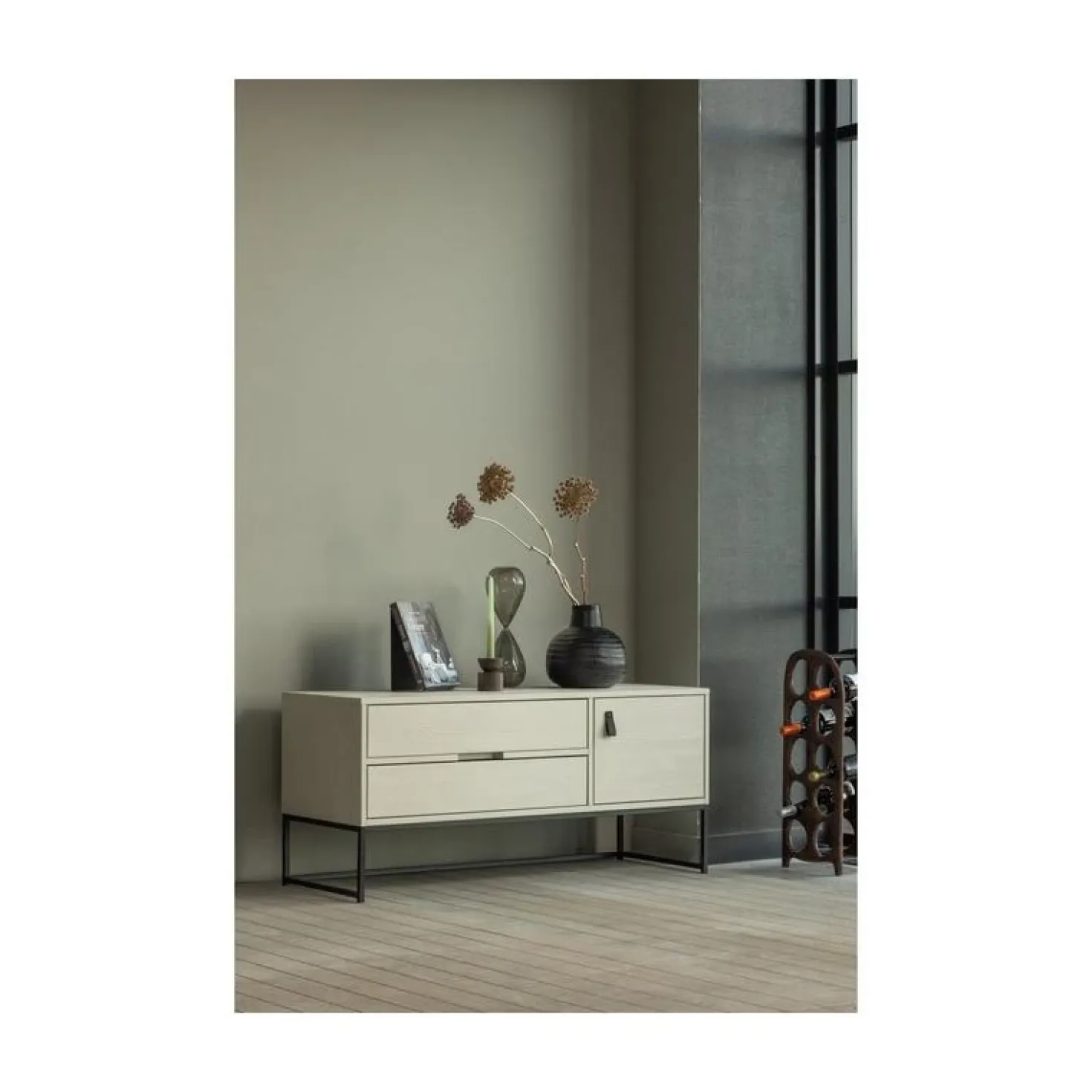 Silas TV Meubel 120 cm Grenen Dust 120cm