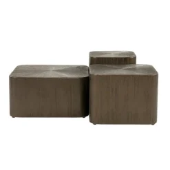 Silva Salontafel Set van 3 Bruin