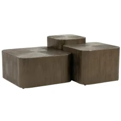 Silva Salontafel Set van 3 Bruin