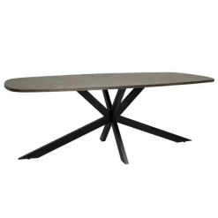 Silvi eettafel visgraat olijfbruin 180cm