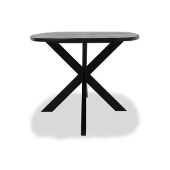Silvi eettafel visgraat zwart