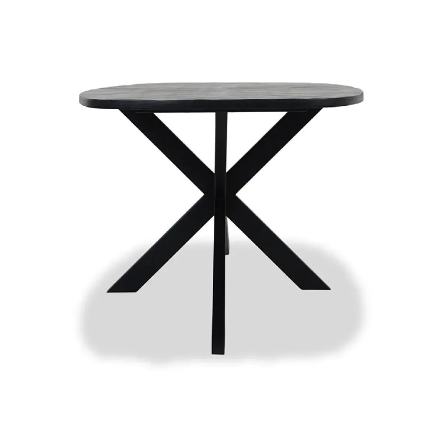 Silvi eettafel visgraat zwart