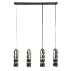 Silvio 4-lichts Hanglamp Glas