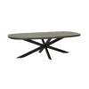 Silvi Salontafel deens ovaal olijfbruin 130 cm