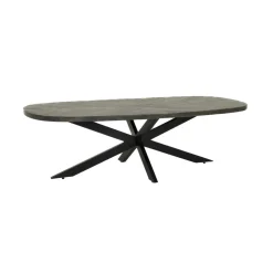 Silvi Salontafel deens ovaal olijfbruin 130 cm