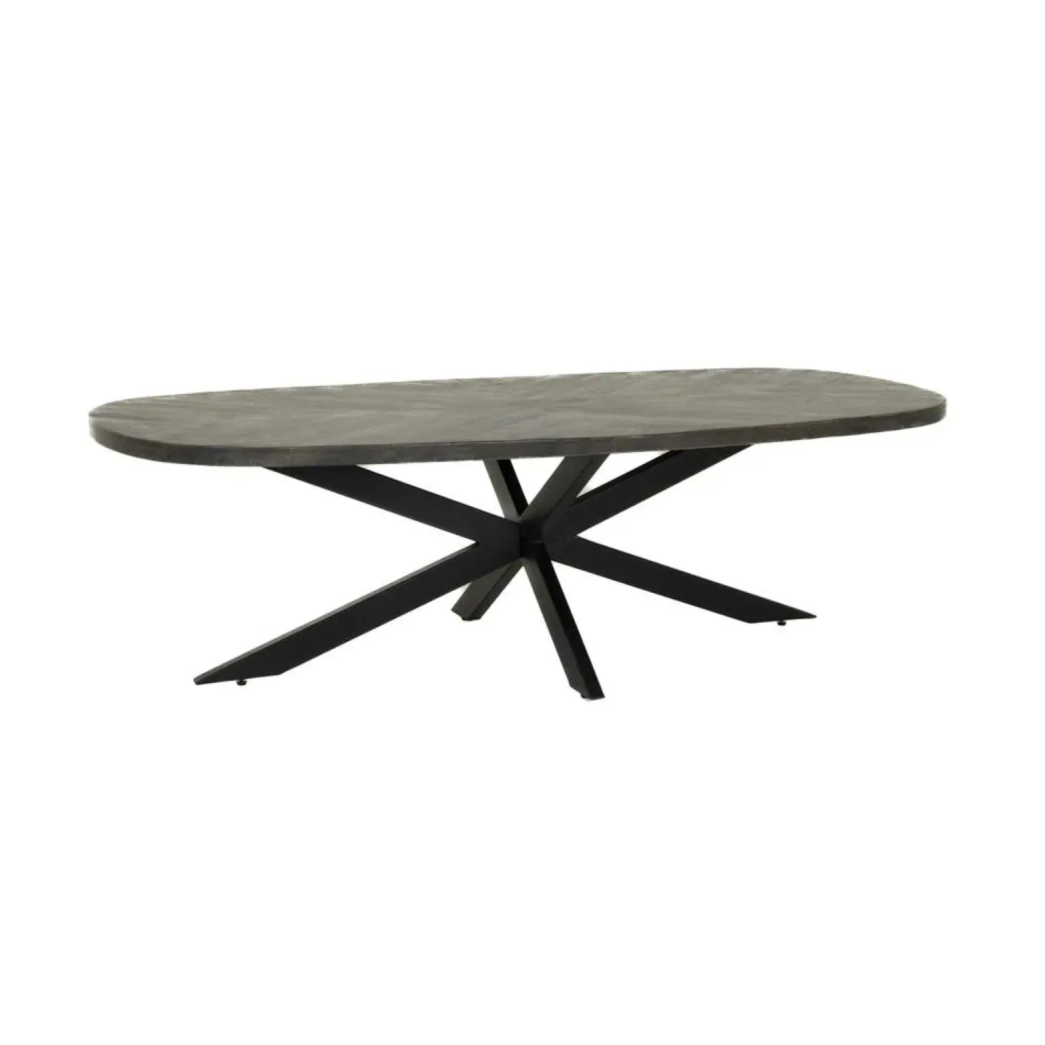 Silvi Salontafel deens ovaal olijfbruin 130 cm
