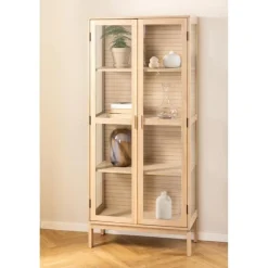 Silvon Vitrinekast Naturel 80cm